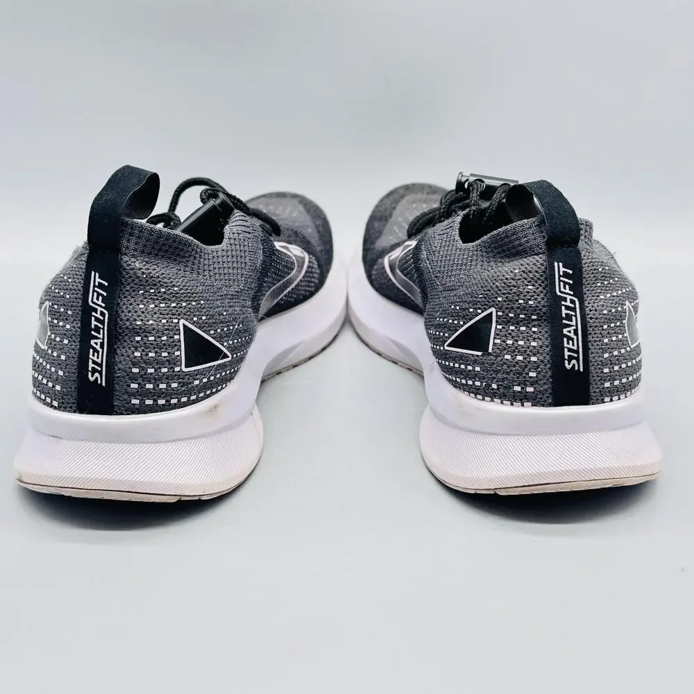 Brooks Shoes Women 9.5 Black Gray Levitate StealthFit 5 Running Athletic Sneaker